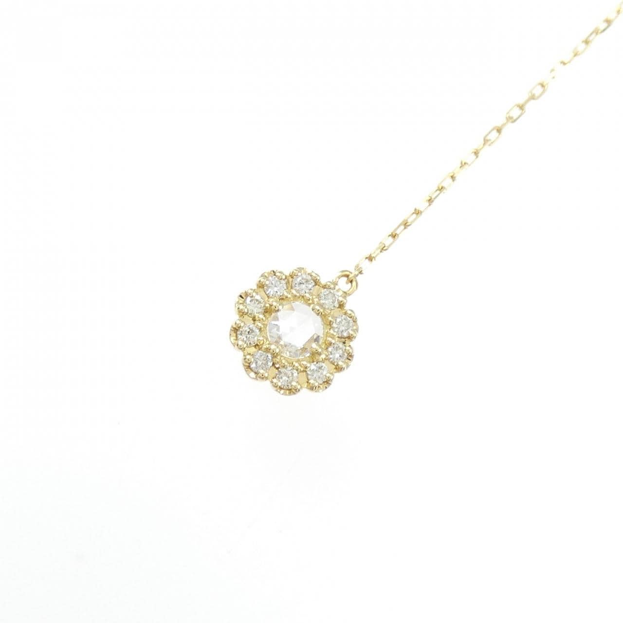AHKAH Floralia Necklace 0.08CT
