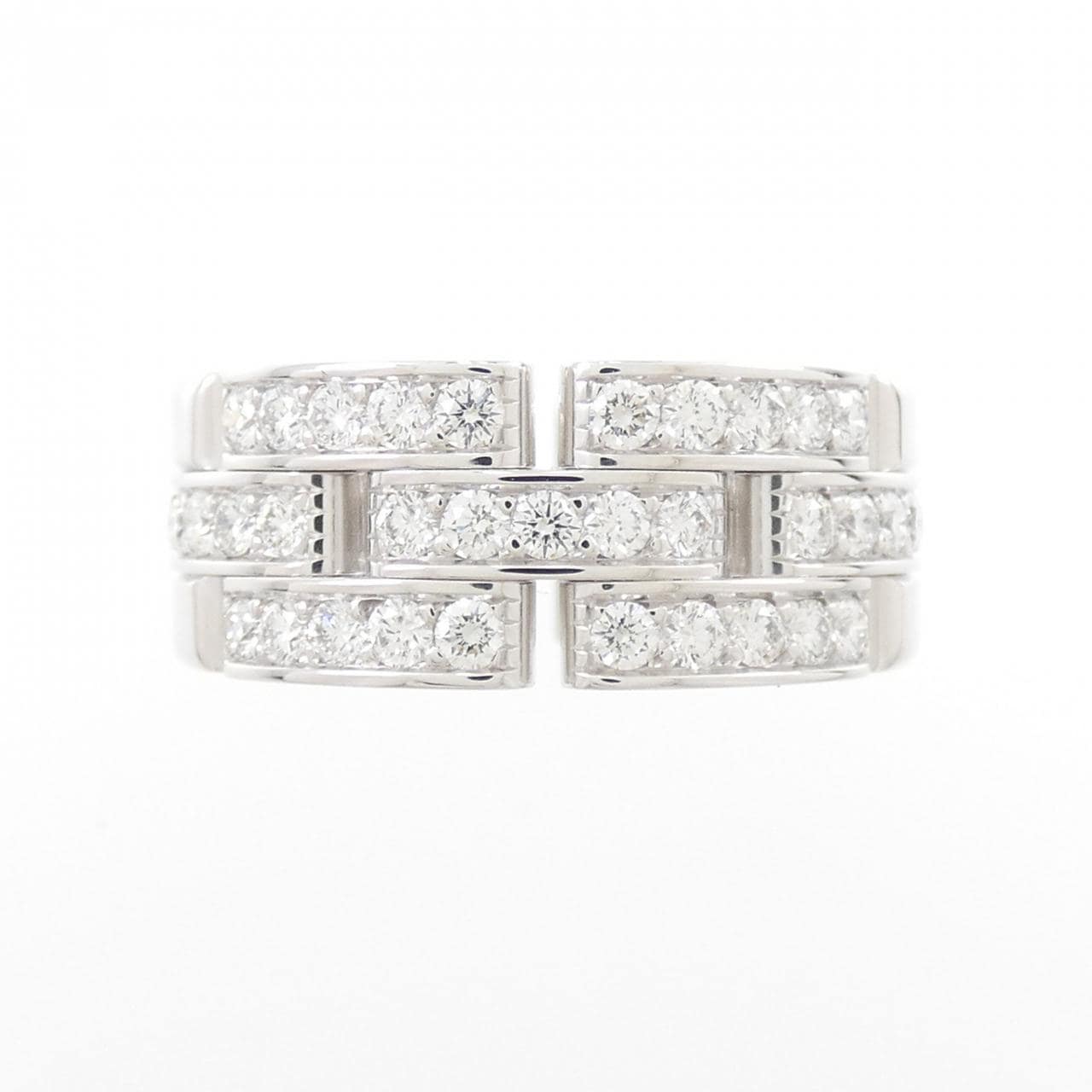 Cartier Maillon panthère half 钻石戒指
