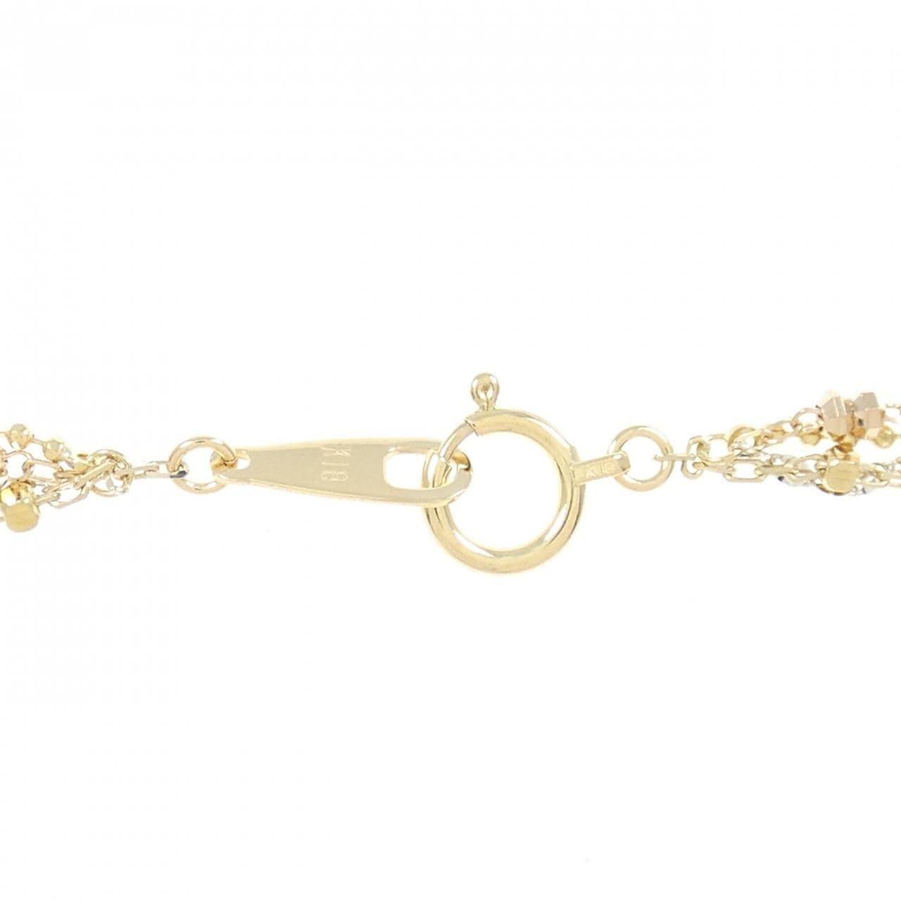 K18 three color bracelet