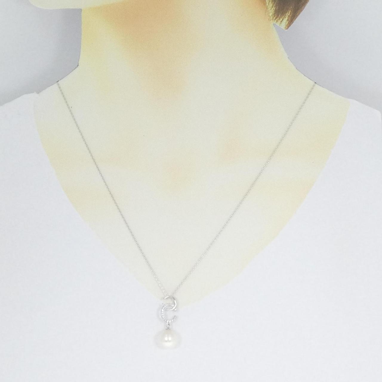 K18WG Akoya pearl necklace 9.3mm