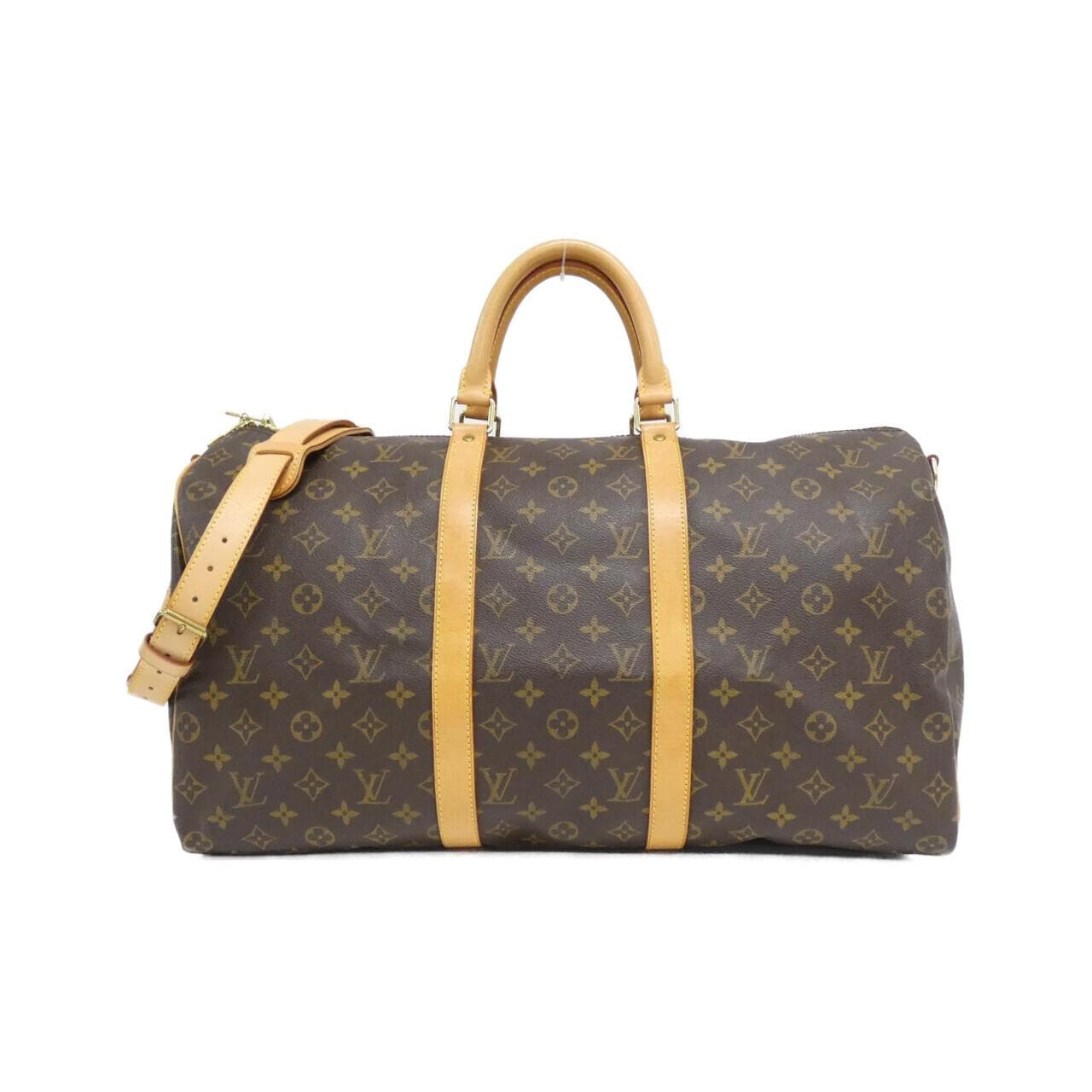 LOUIS VUITTON Monogram Keepall Bandouliere 50 公分 M41416 波士頓包