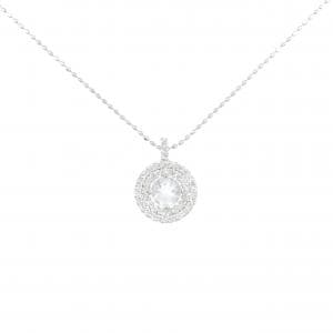 K18WG ムーンストーン ネックレス 0.44CT