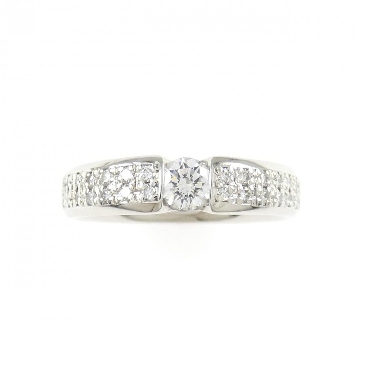 PT950 ダイヤモンド リング 0.22CT
