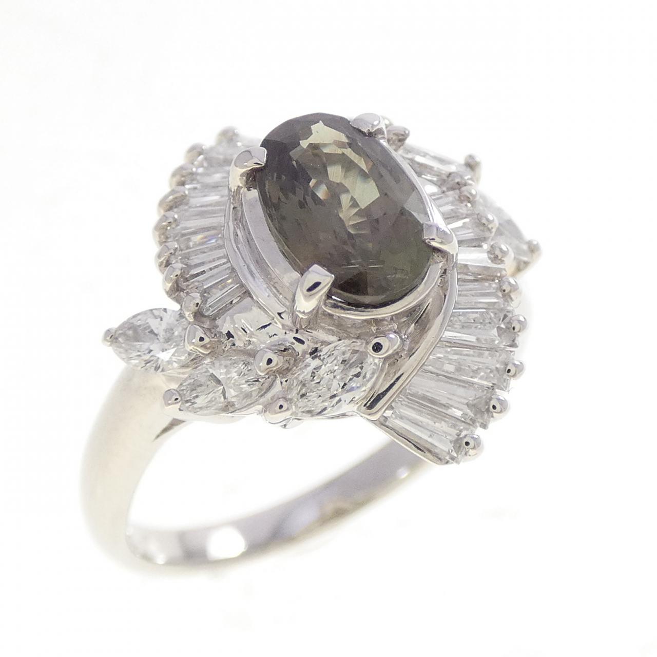 PT900 アレキサンドライト リング 0.77CT