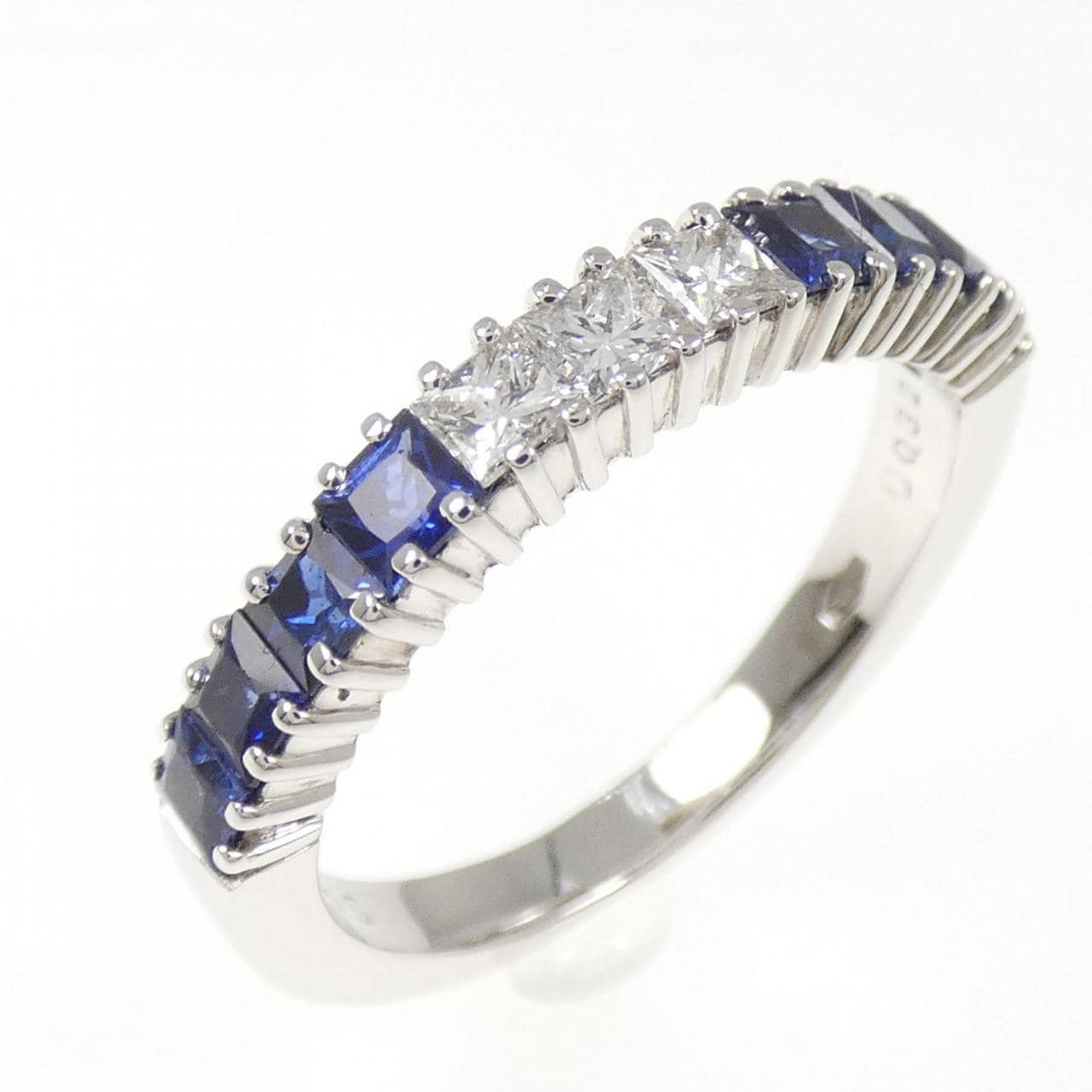 750WG サファイヤ リング 0.98CT