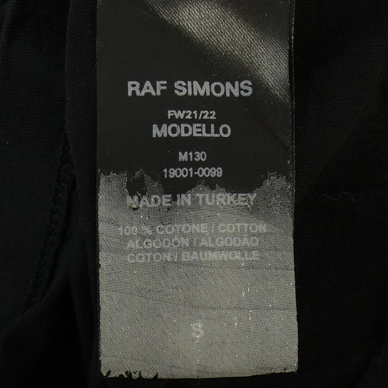 RAF SIMONS英國皇家空軍西蒙斯T恤