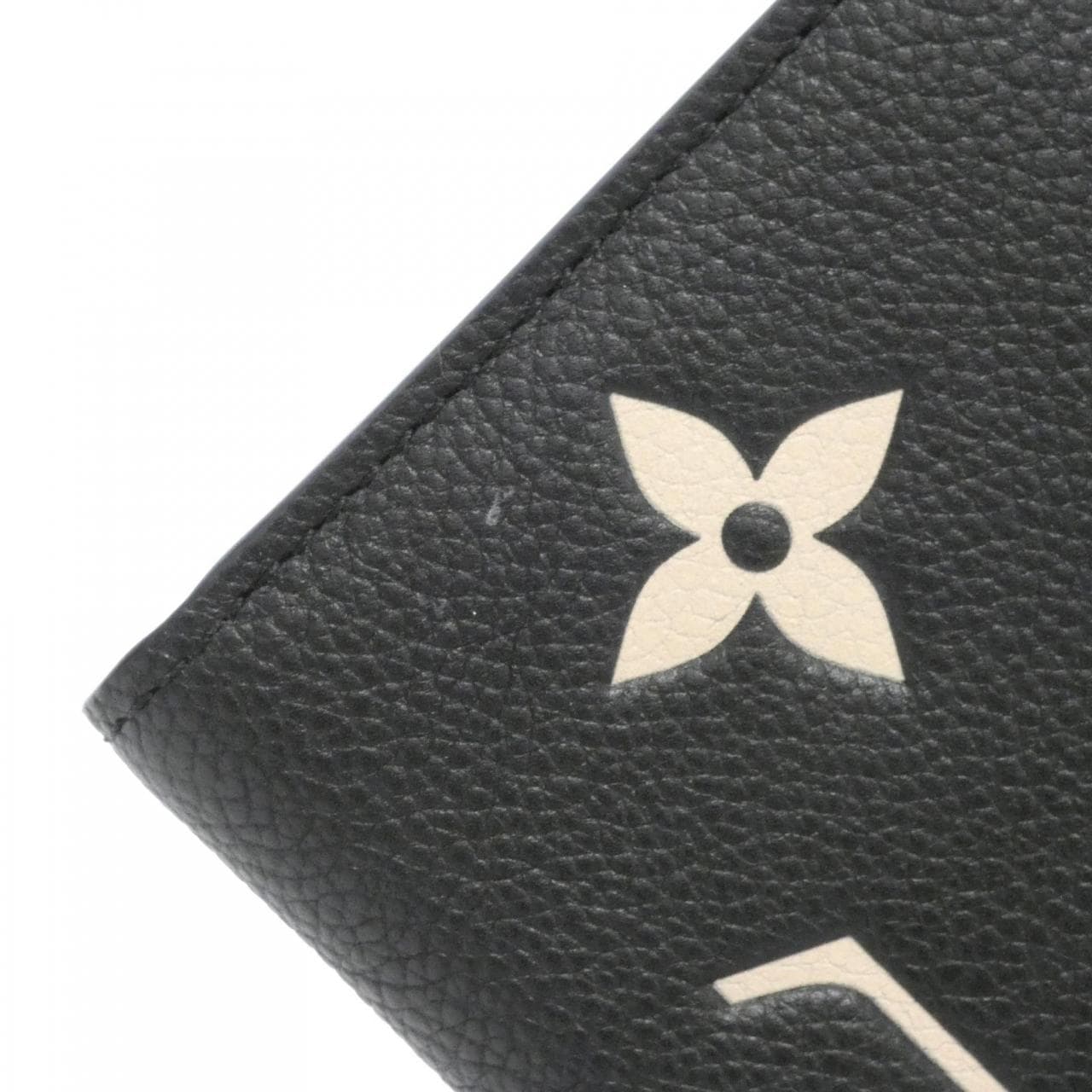 LOUIS VUITTON Bicolor Monogram Empreinte Portefeuille Victorine M80968 Wallet