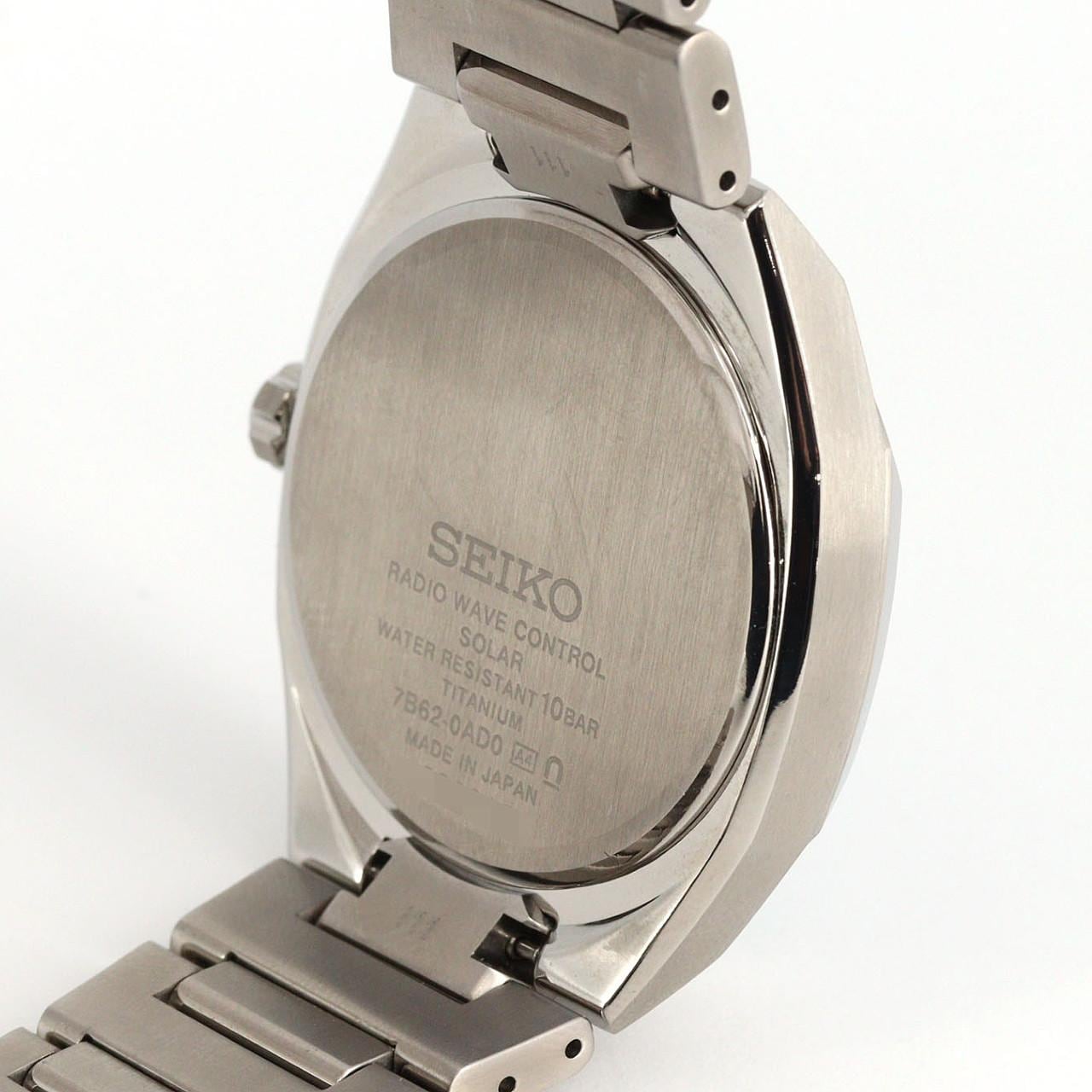 セイコー アストロン 電波時計 7B62-0AD0/SBXY103 TI ソーラークォーツ