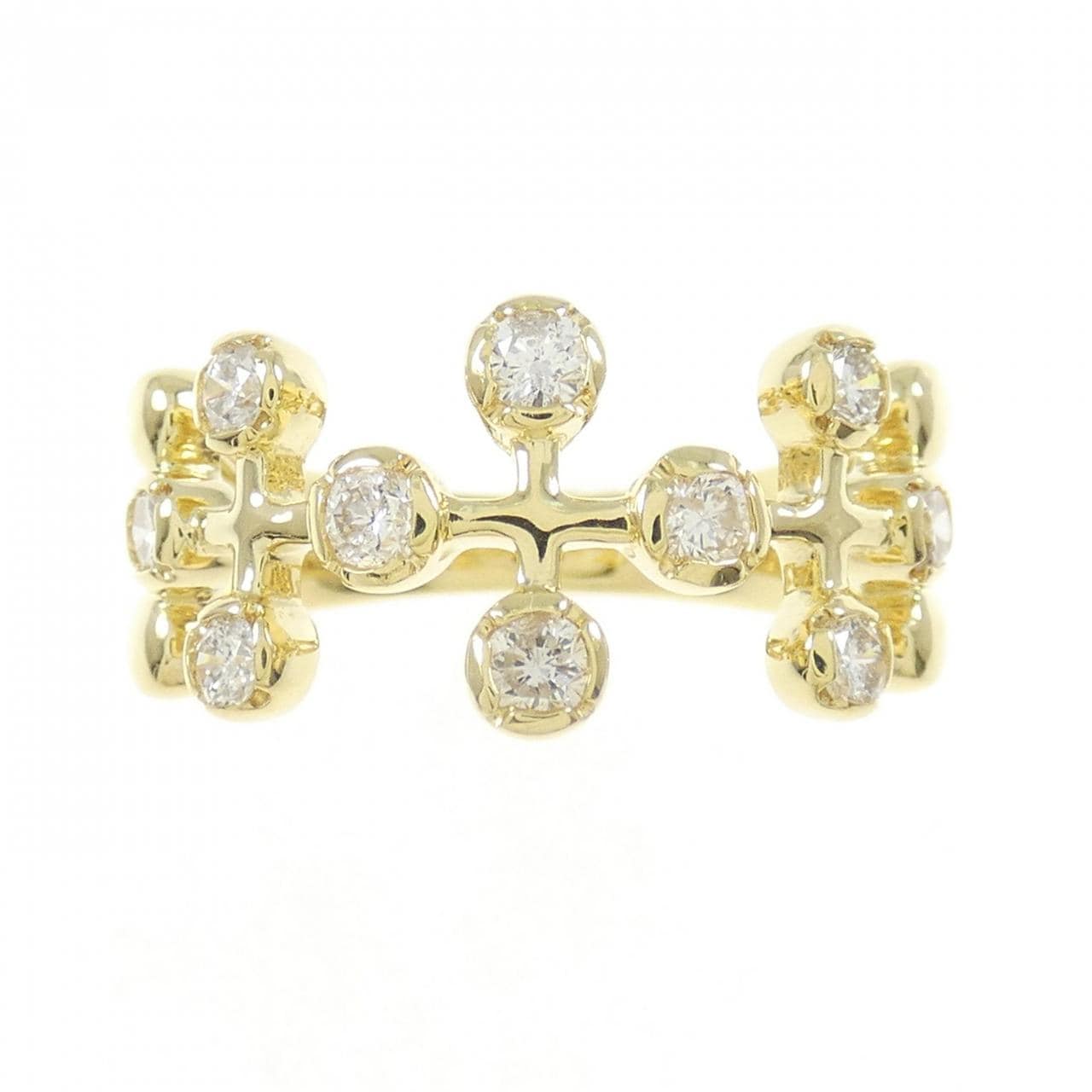 K18YG ダイヤモンド リング 0.50CT