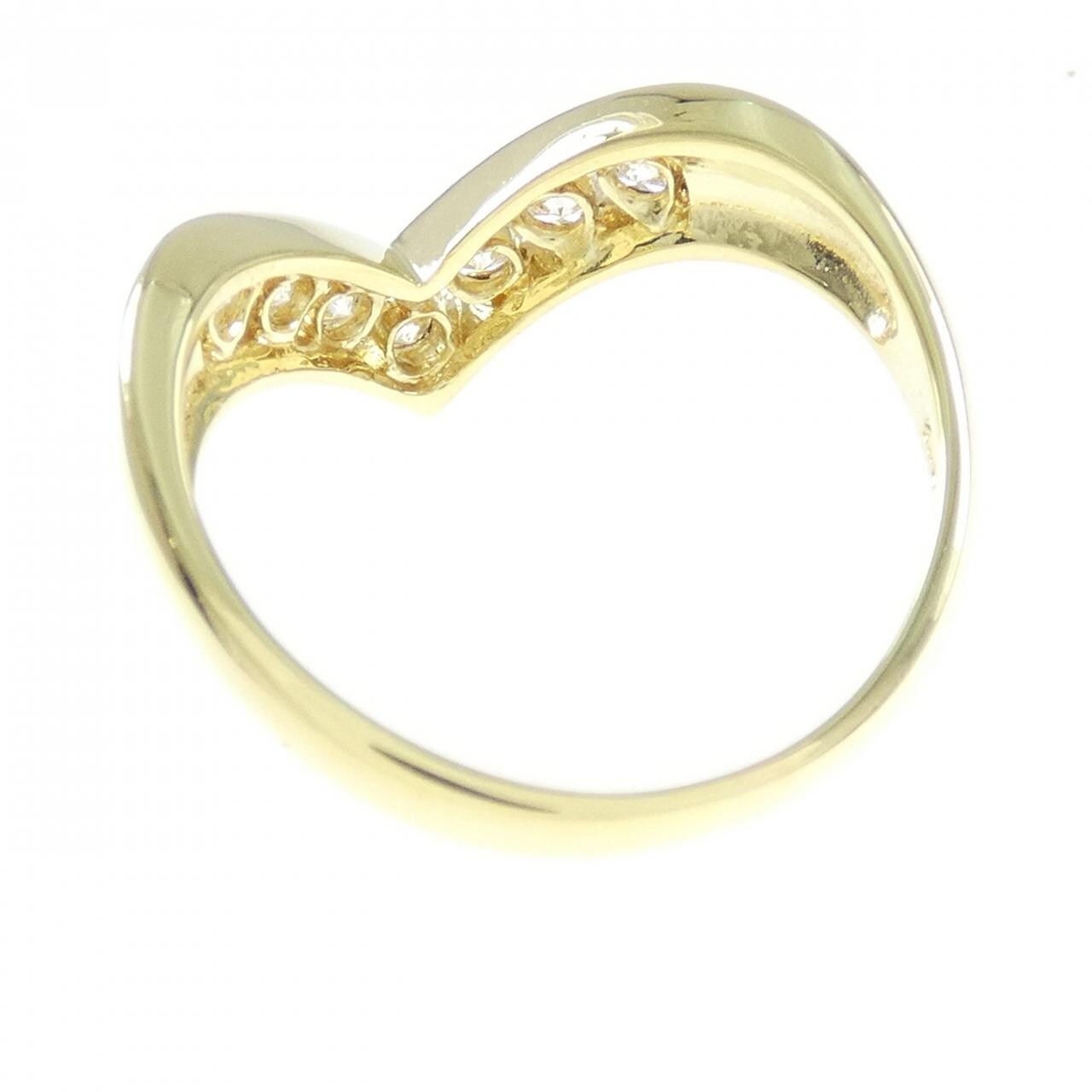 K18YG ダイヤモンド リング 0.50CT