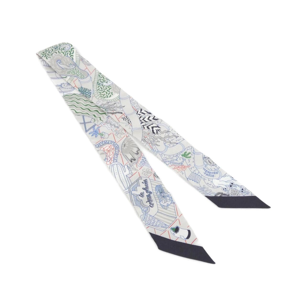 エルメス SPLASH PARK ツイリー 063806S スカーフ