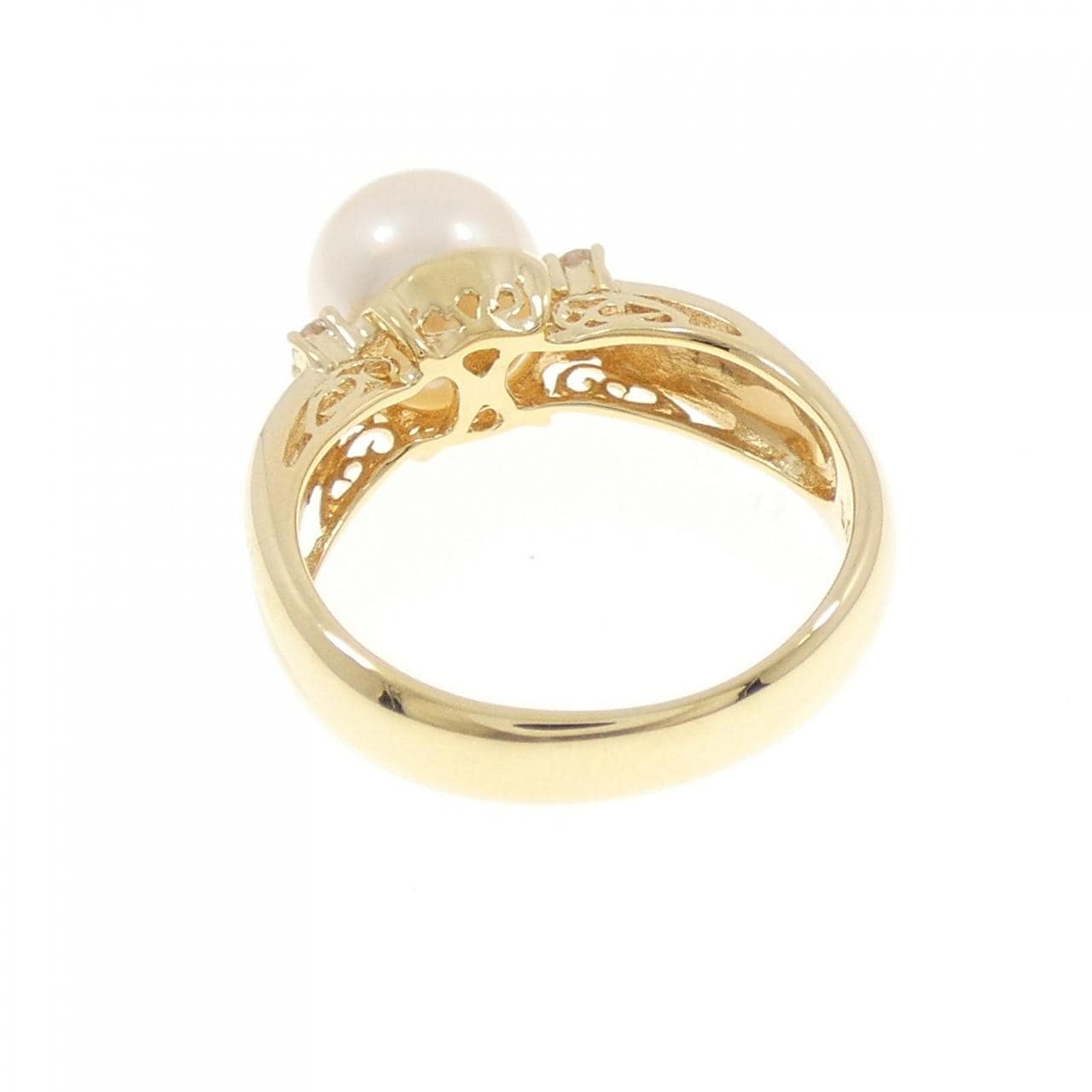 K18YG アコヤパール リング 8.2mm