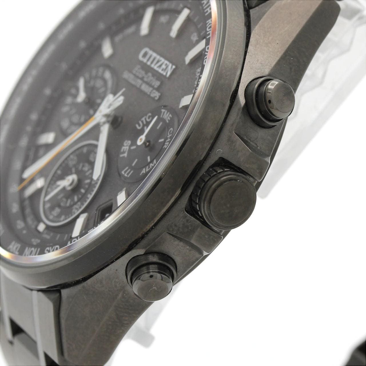 シチズン アテッサ サテライトウエーブGPS 電波時計 F950-T024521/CC4004-58E TI ソーラークォーツ