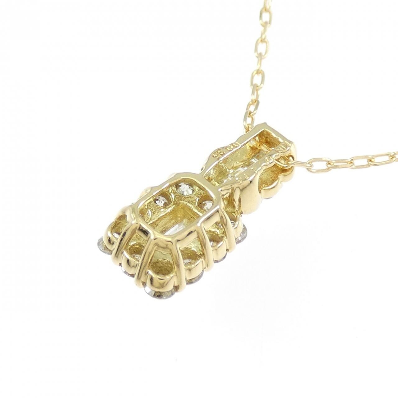 K18YG ダイヤモンド ネックレス 0.293CT