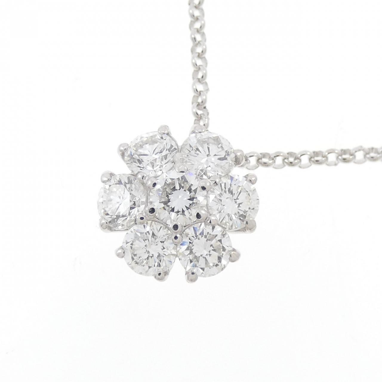 PT900/PT850 ダイヤモンド ネックレス 1.00CT