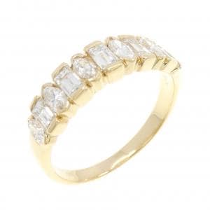 18KYG ダイヤモンド リング 1.13CT