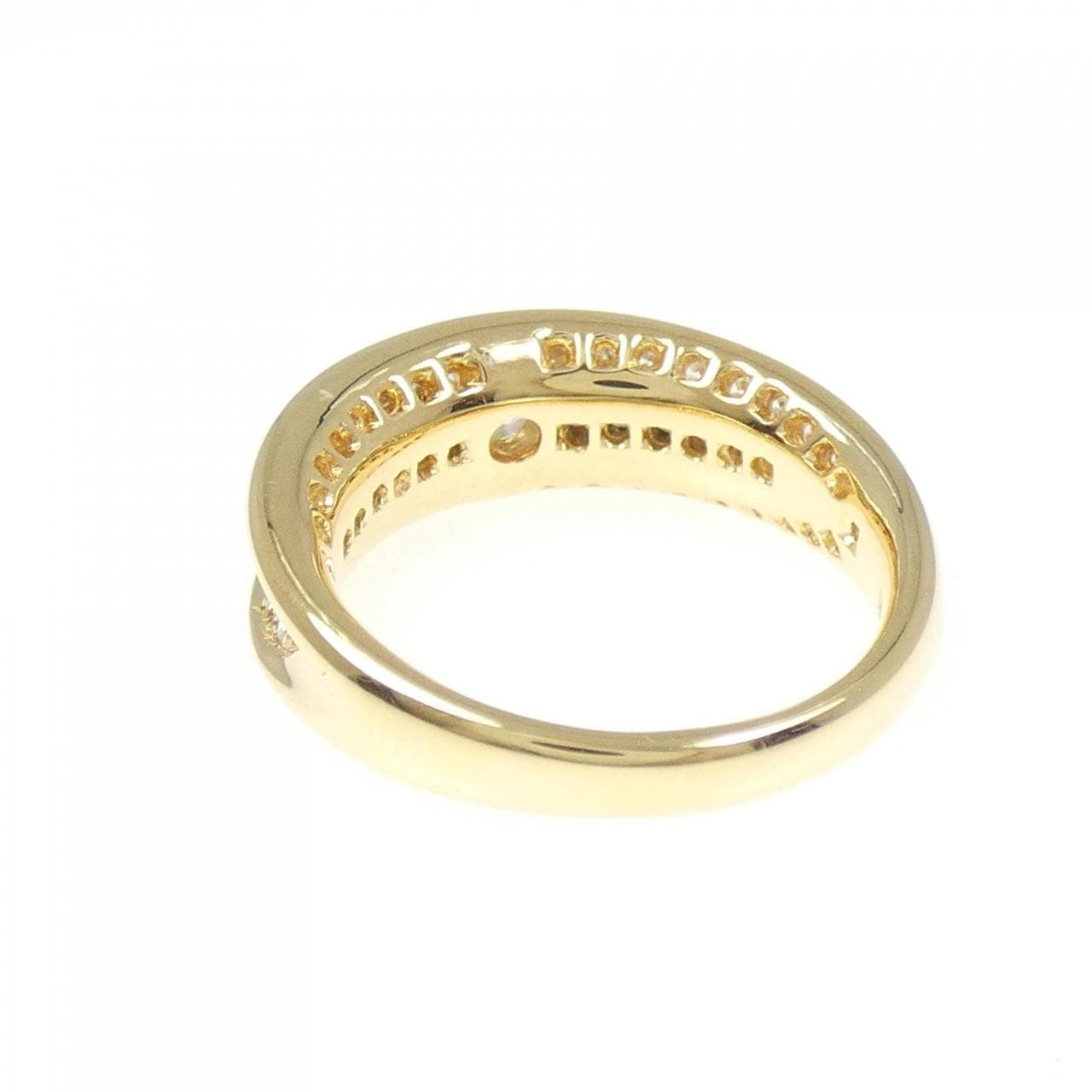 K18YG ダイヤモンド リング 0.35CT