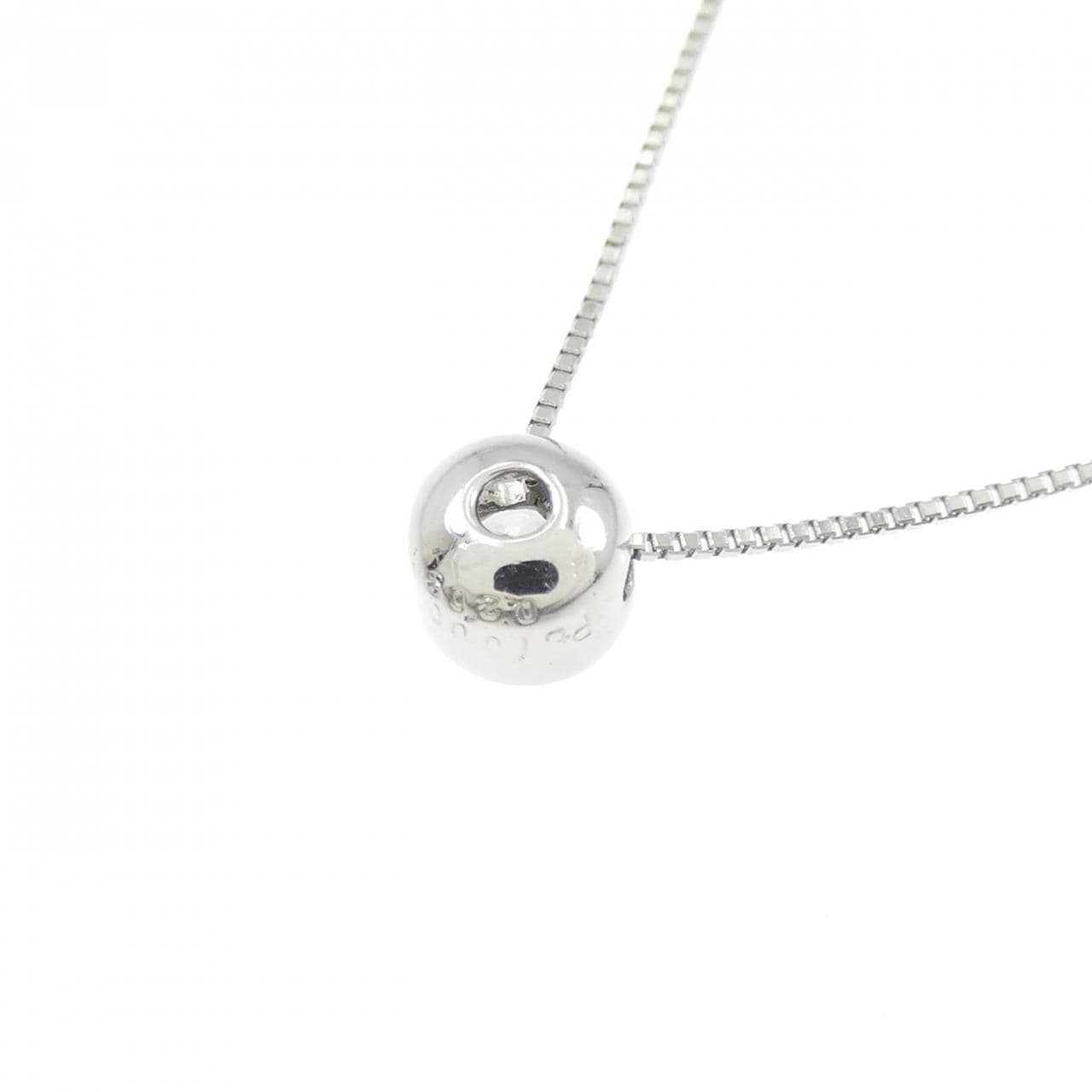 PT1000/PT850 ソリティア ダイヤモンド ネックレス 0.203CT