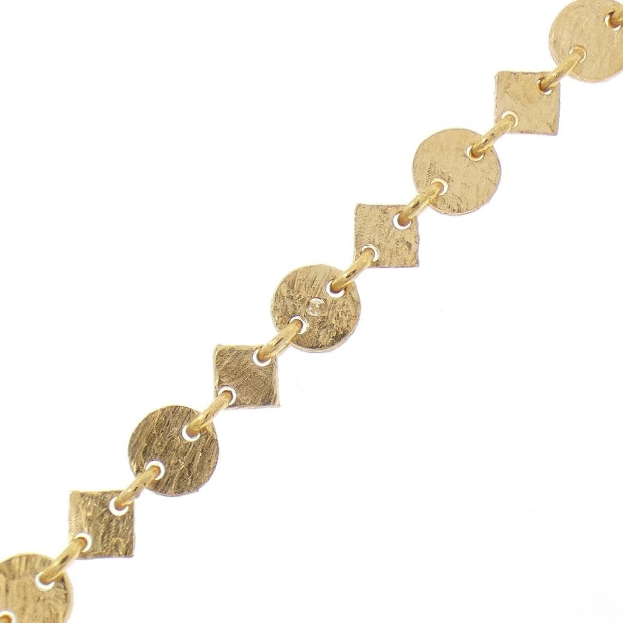 K18YG ダイヤモンド ネックレス