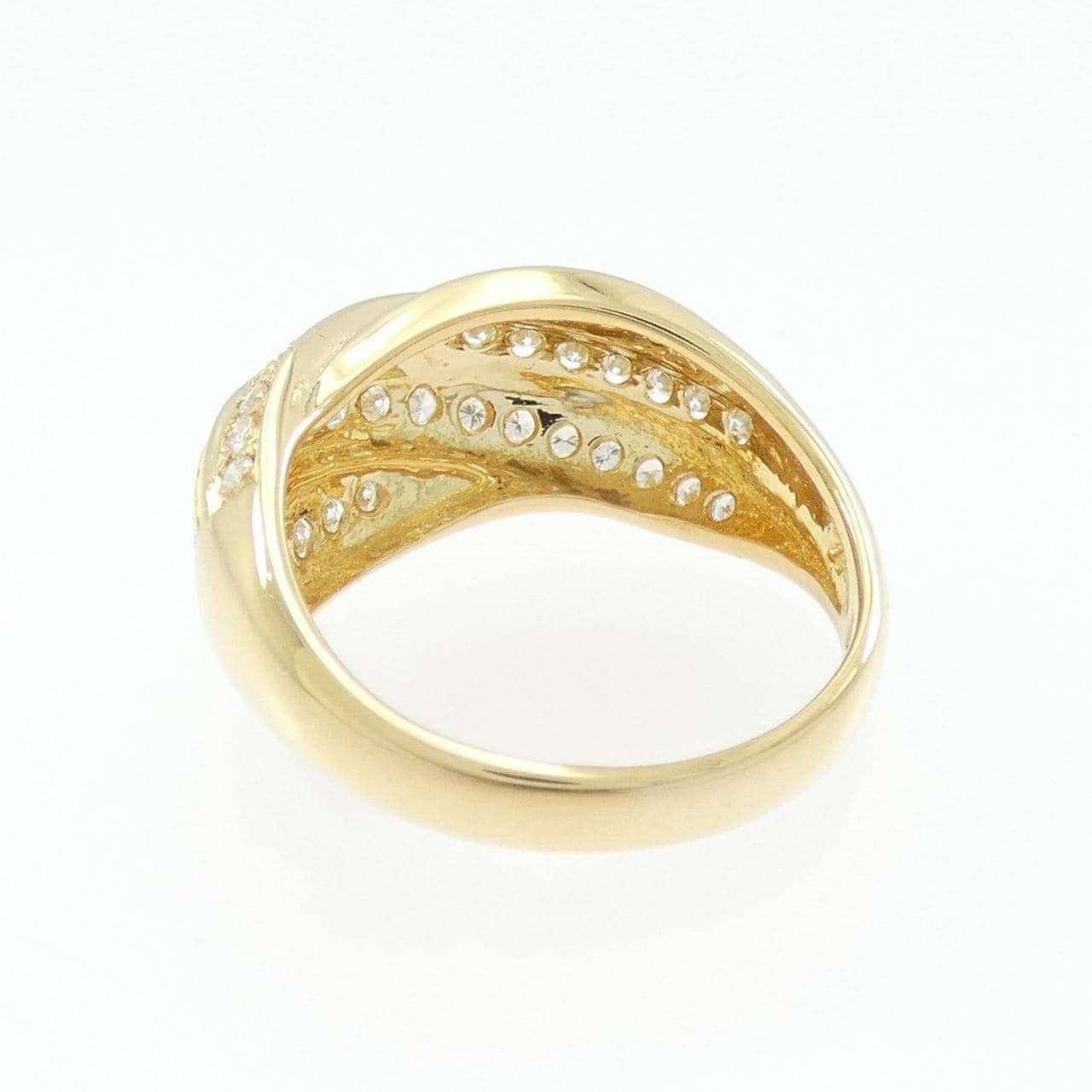 K18YG ダイヤモンド リング 0.44CT