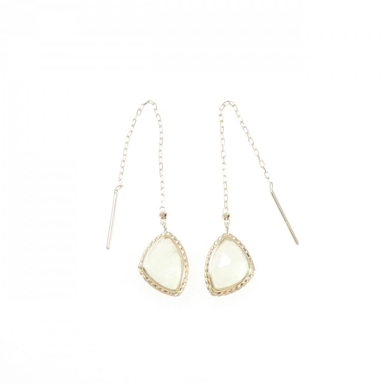 K10YG プレーナイト ピアス