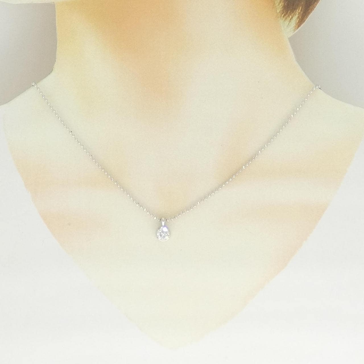 PT900/PT850 ダイヤモンド ネックレス 0.702CT