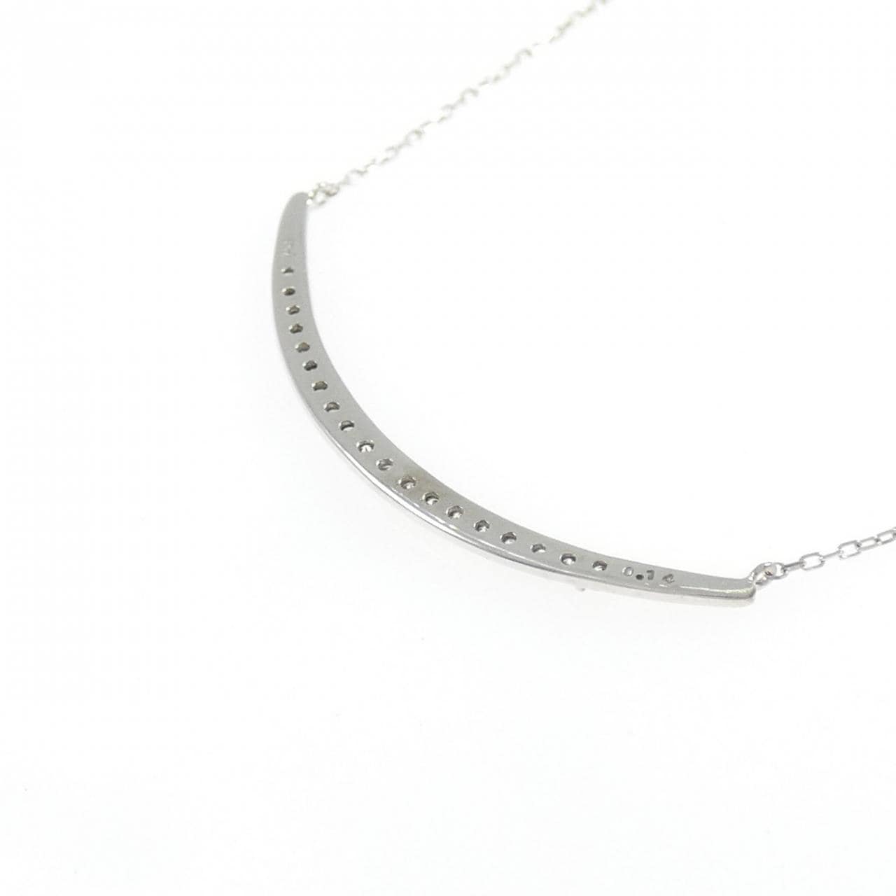 K10WG ダイヤモンド ネックレス 0.14CT