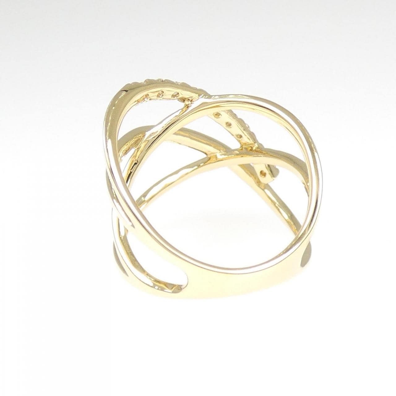 K18YG ダイヤモンド リング 0.25CT