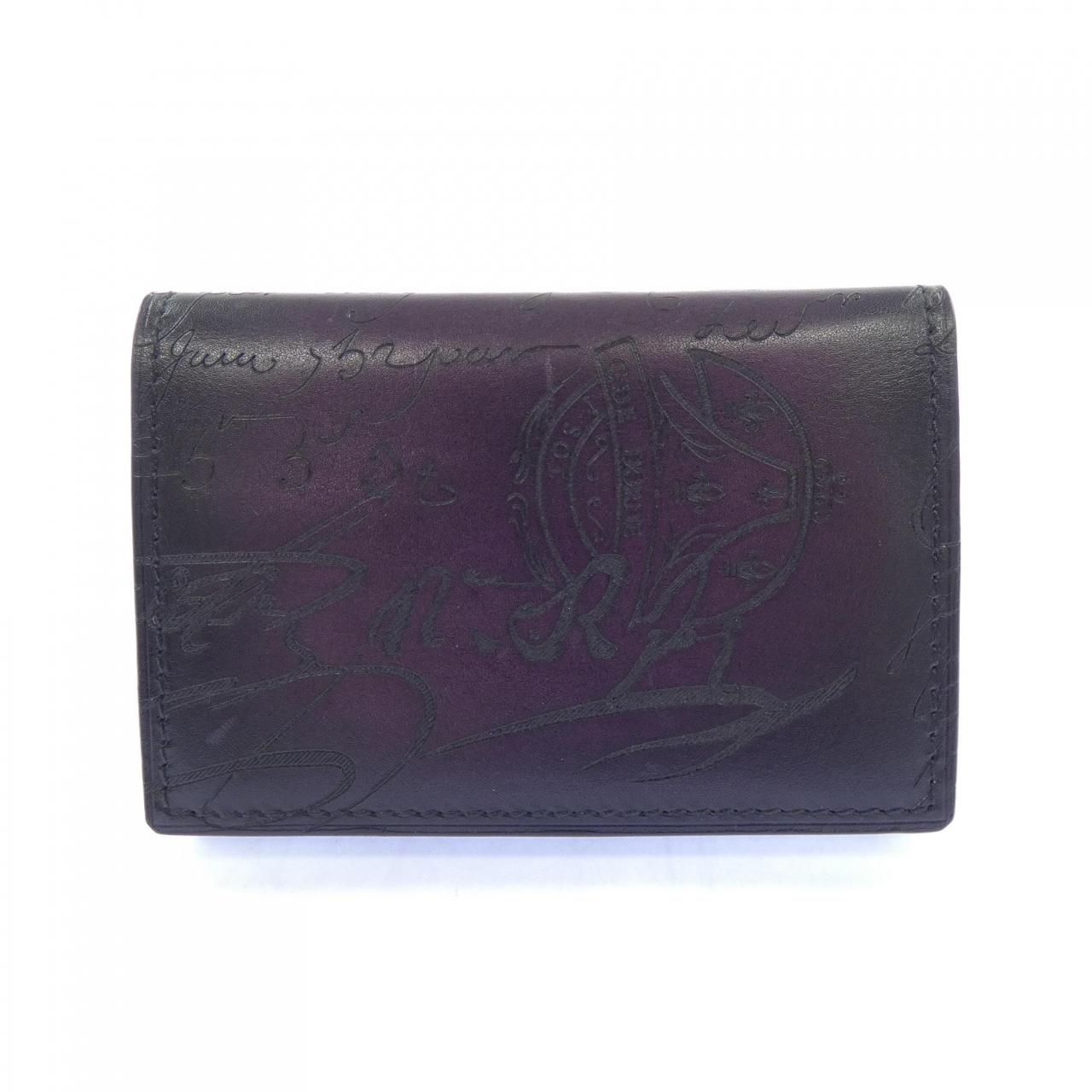ベルルッティ Berluti インブイアスクリットレザーカードホルダー CARD CASE