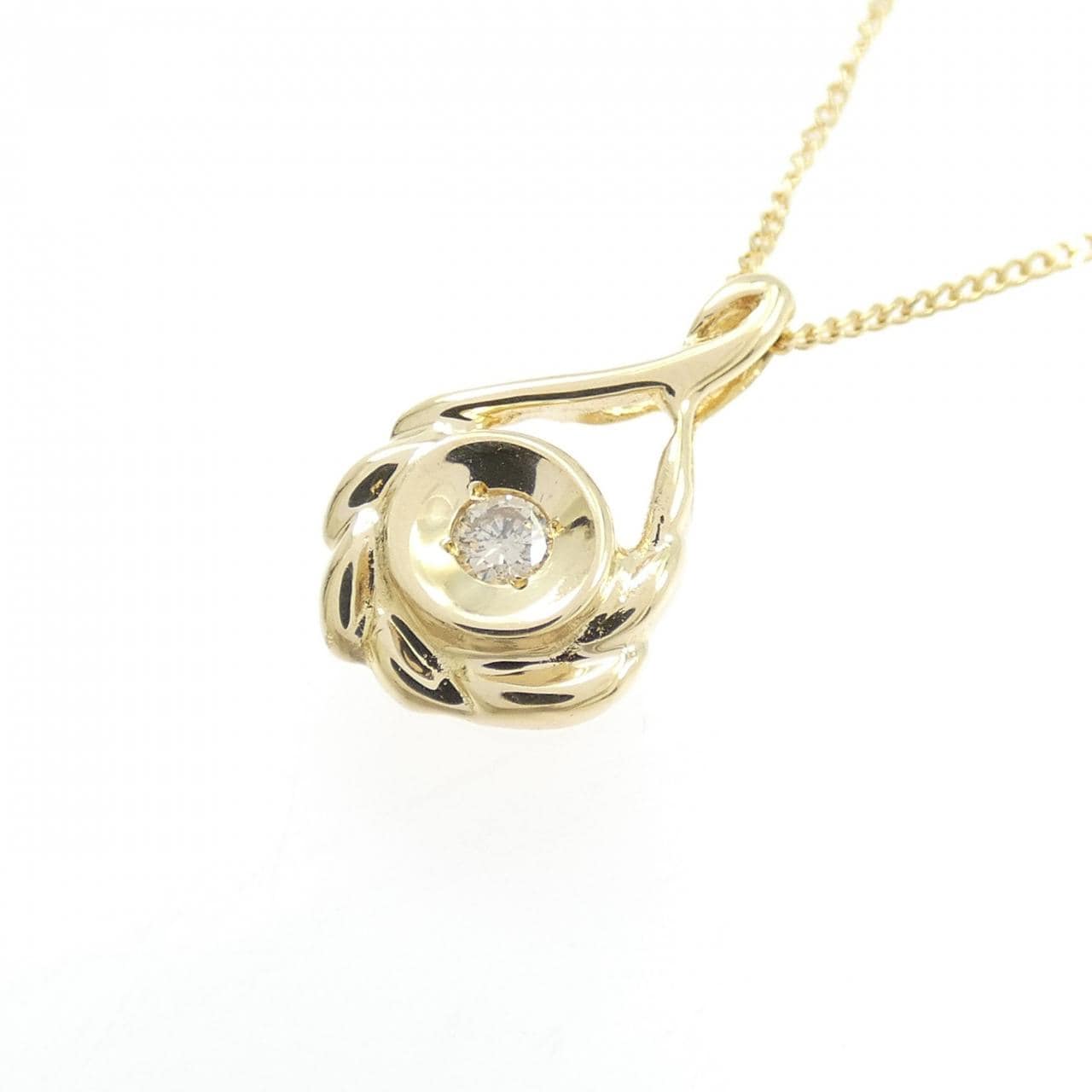 K18YG ダイヤモンド ネックレス 0.05CT