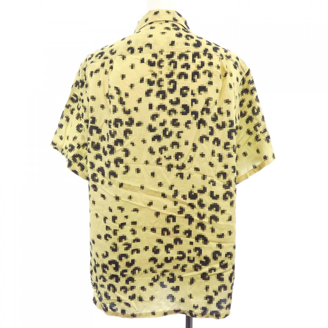 メゾンマルジェラ Maison Margiela ピクセルレオパードシャツ S50DR0013 S／Sシャツ