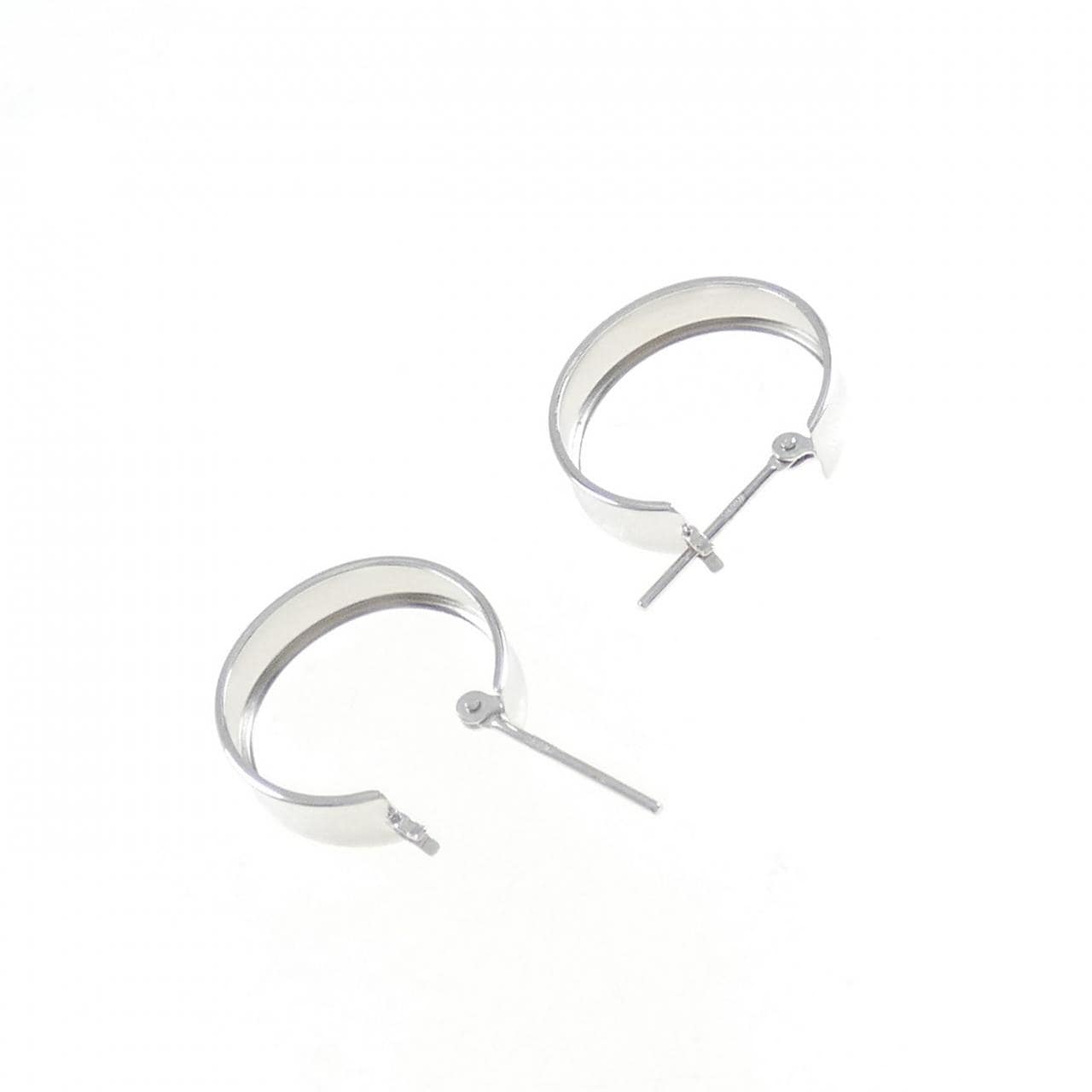 [新品] K18WG 圓環耳環
