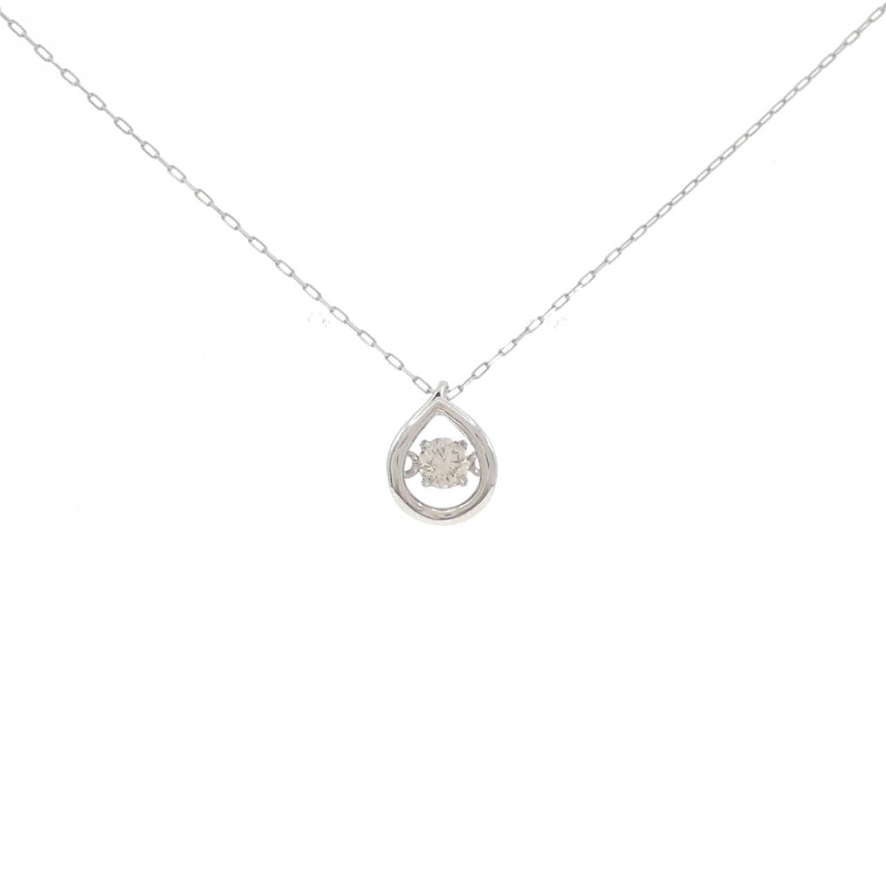【新品】PT900 ダイヤモンド ネックレス 0.08CT