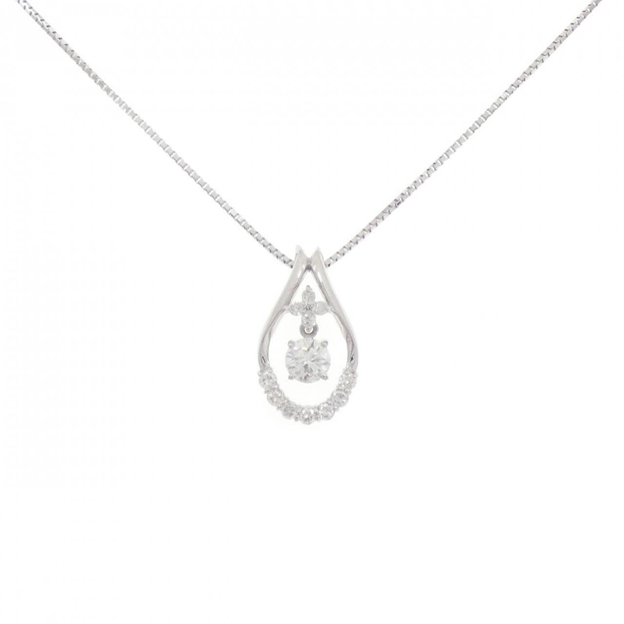 PT900/PT850 ダイヤモンド ネックレス 0.22CT