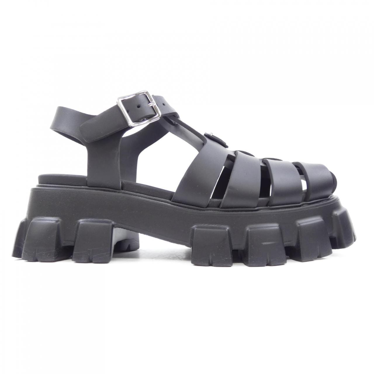 プラダ PRADA モノリス ラバーサンダル  トライアングルロゴ 2X3083 サンダル