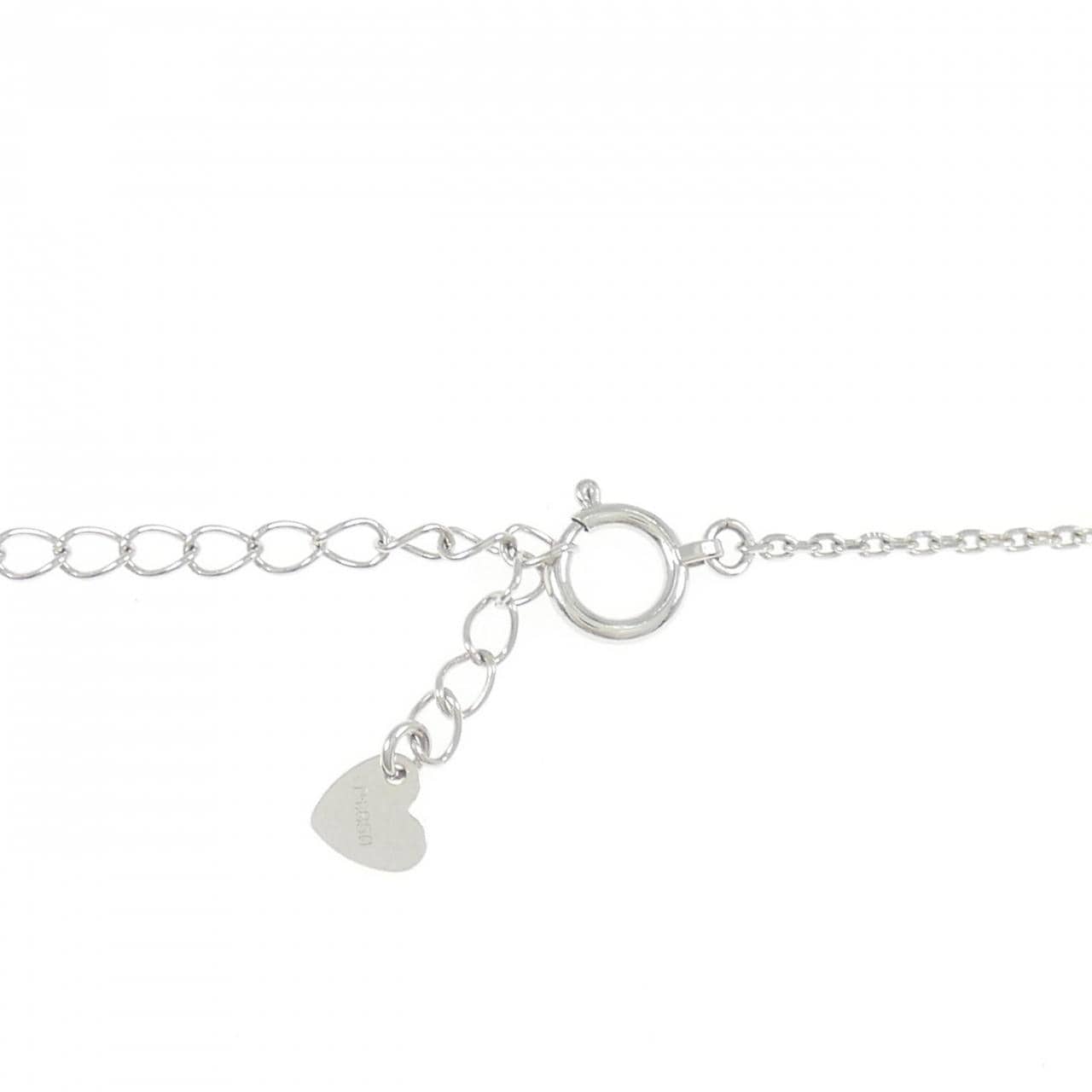 PT900/PT850 ホワイトサファイヤ ネックレス 5.20CT