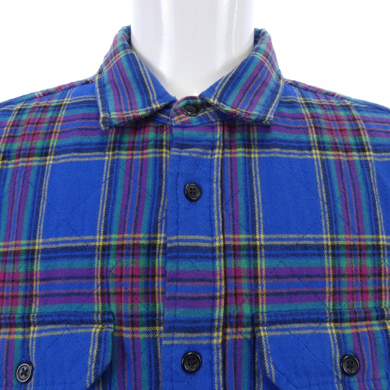 シュプリーム SUPREME QUILTED PLAID FLANNE ジャケット