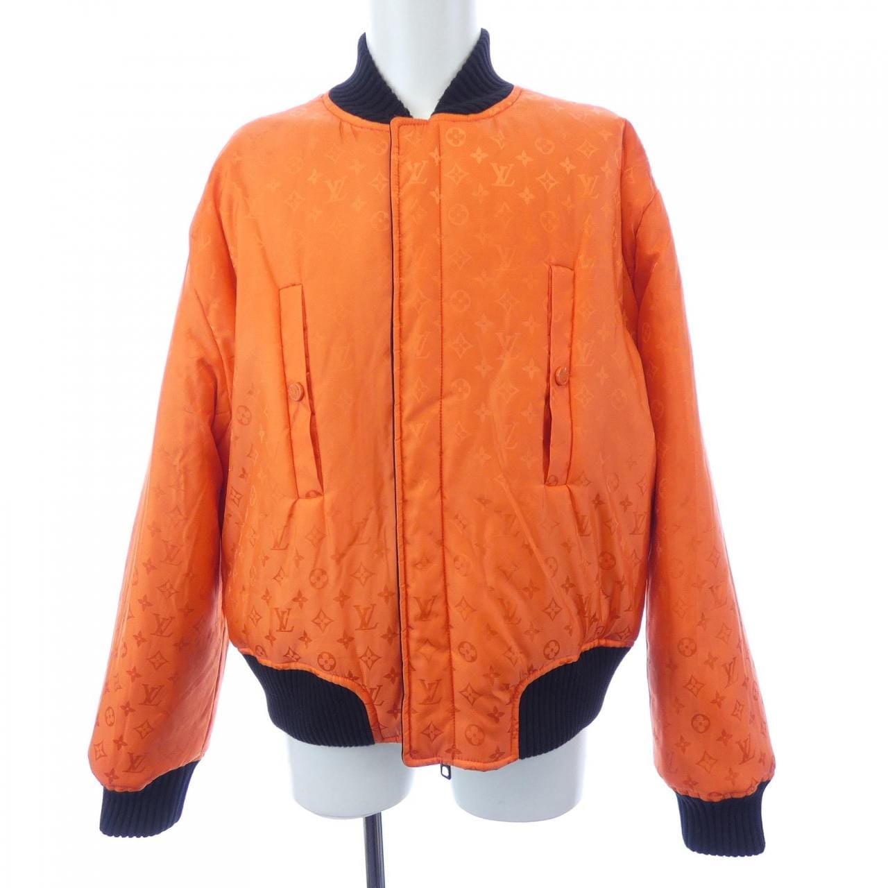 ルイヴィトン LOUIS VUITTON リバーシブルボンバージャケット HLB05WINE ブルゾン