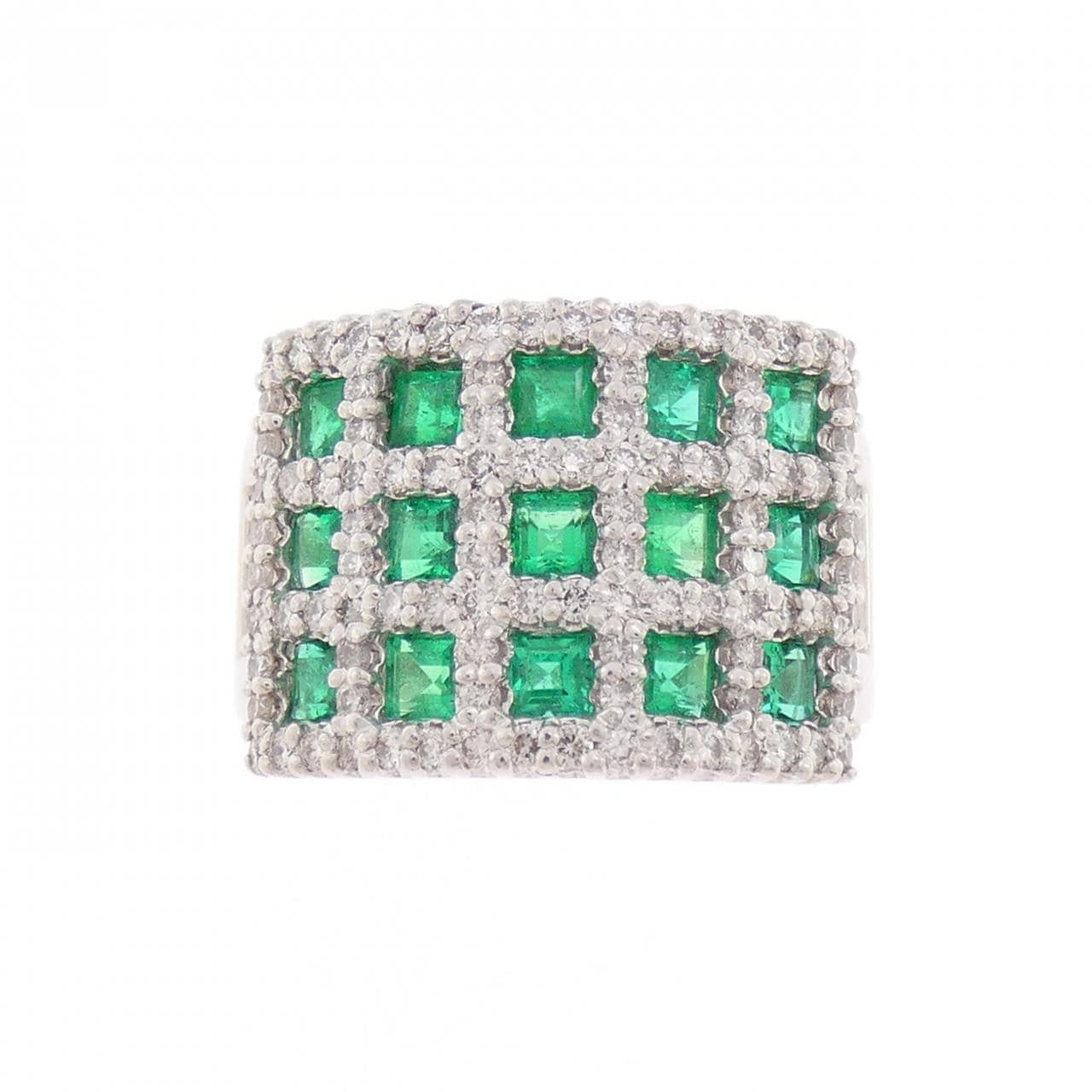 PT900 エメラルド リング 1.21CT