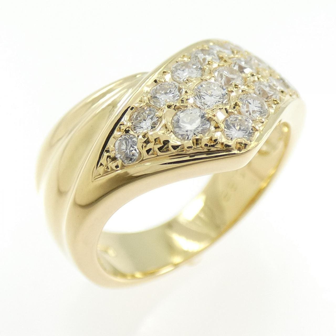 K18YG ダイヤモンド リング 0.88CT