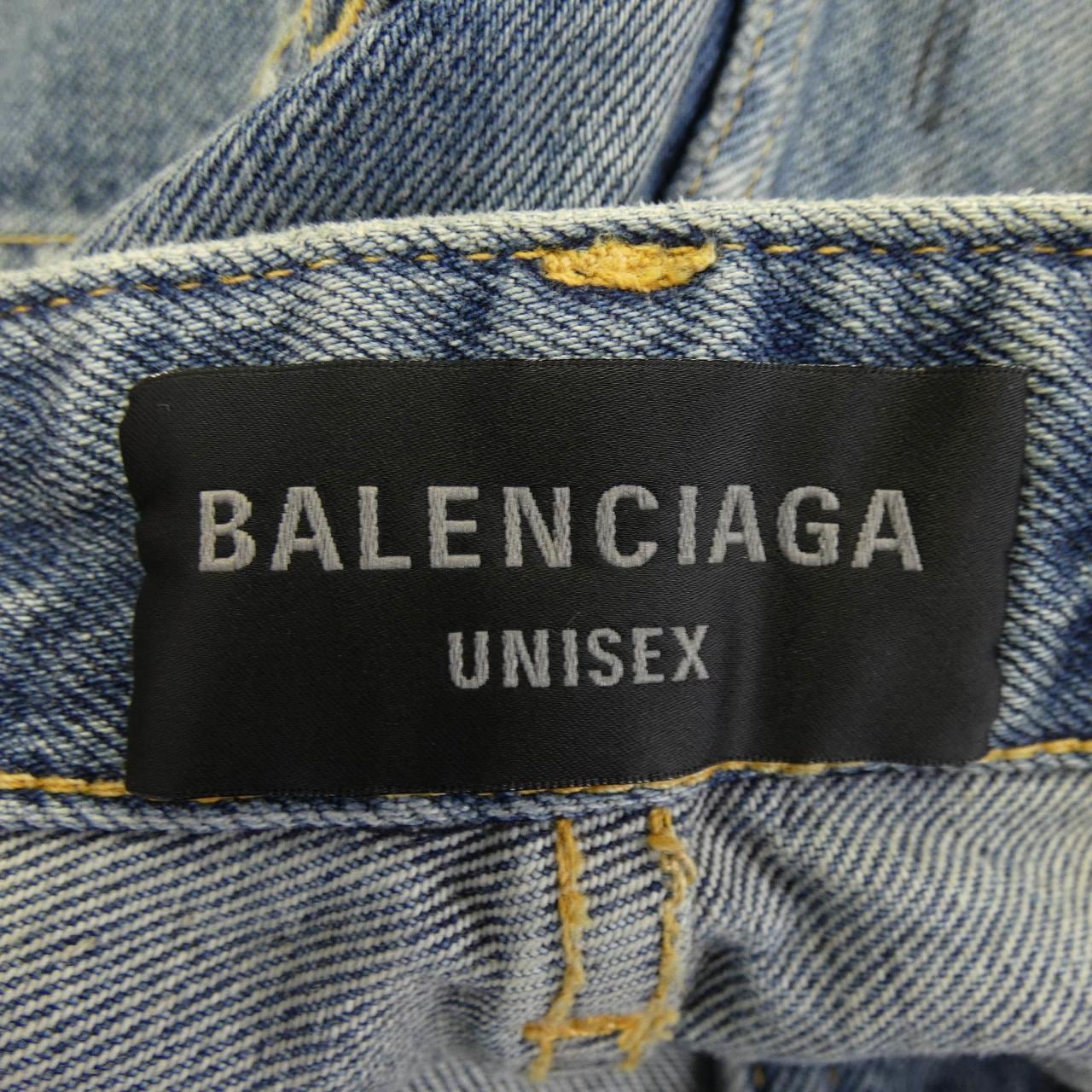 バレンシアガ BALENCIAGA バギーグラフィティデニムショーツ 745261 TNW01 UNISEX ショートパンツ