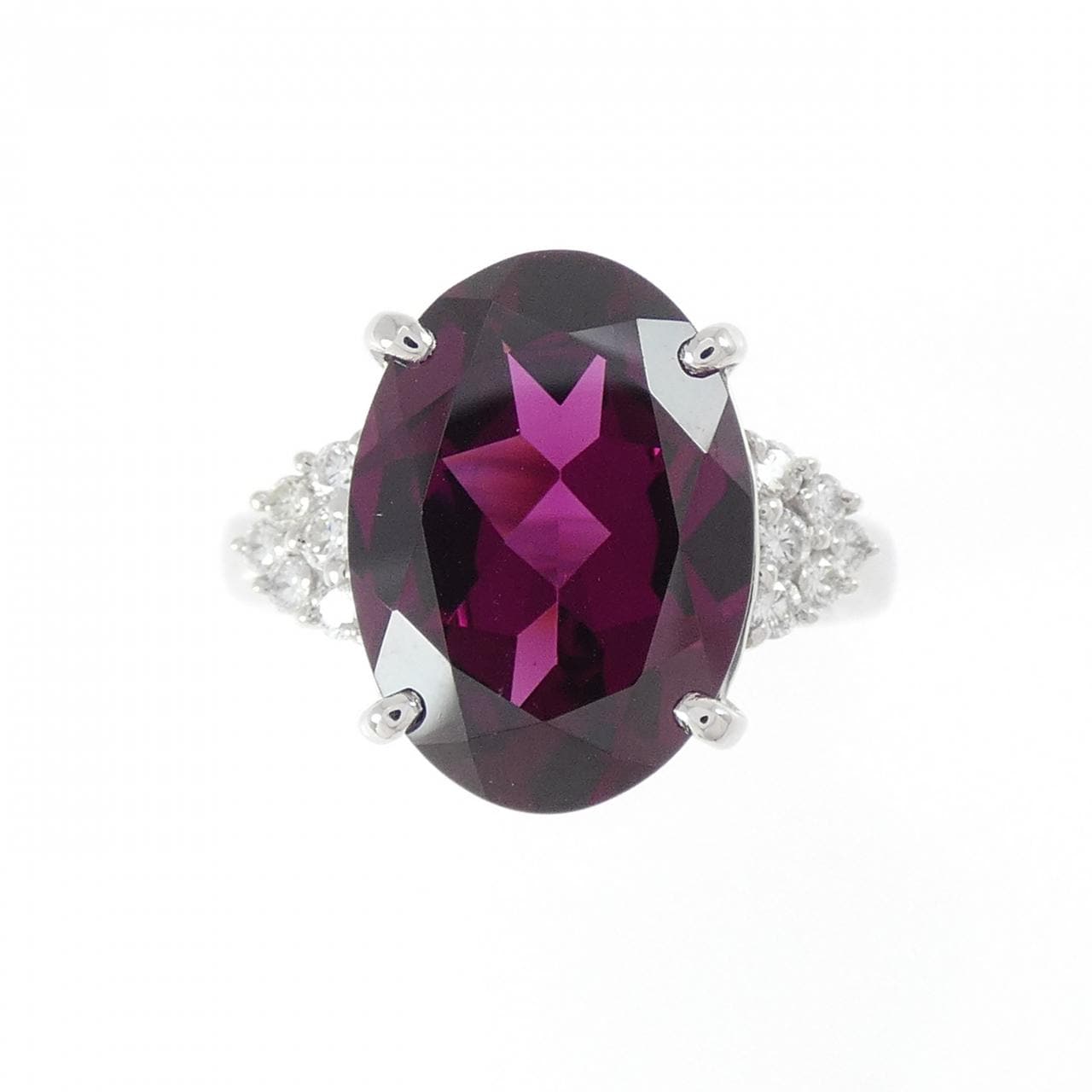 PT900 ガーネット リング 6.45CT