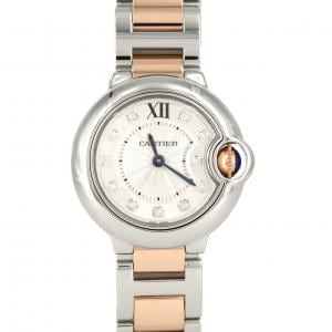 カルティエ バロンブルーSM PGコンビ･11P WE902030 SSxPG クォーツ