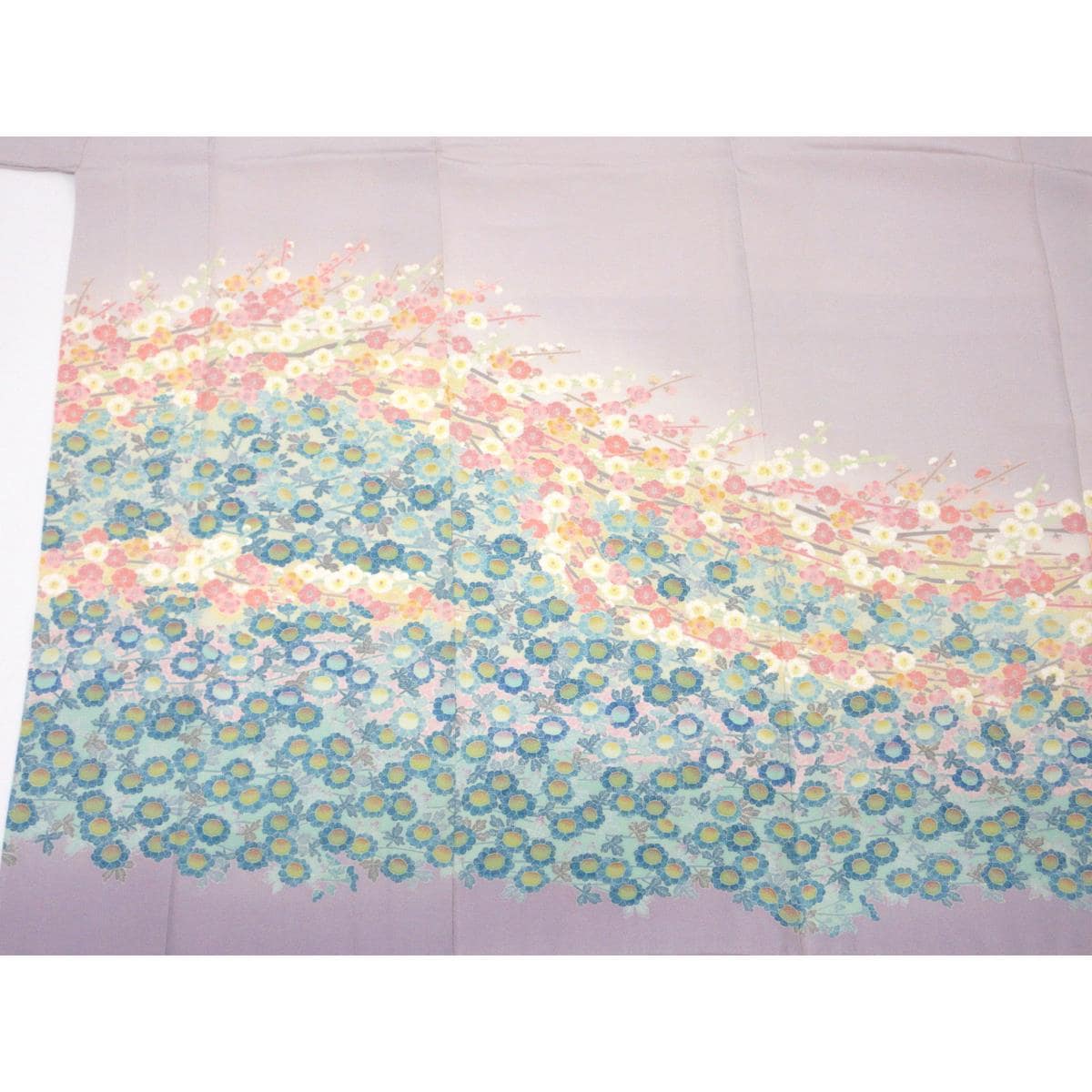 色留袖　訪問着兼用　百貫華峰　丸に梅鉢【本加賀友禅】