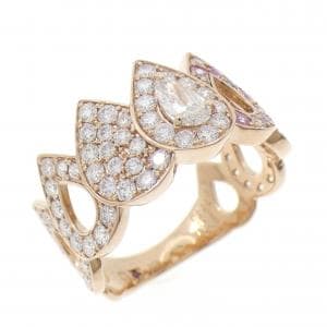 K18PG カラーストーン リング