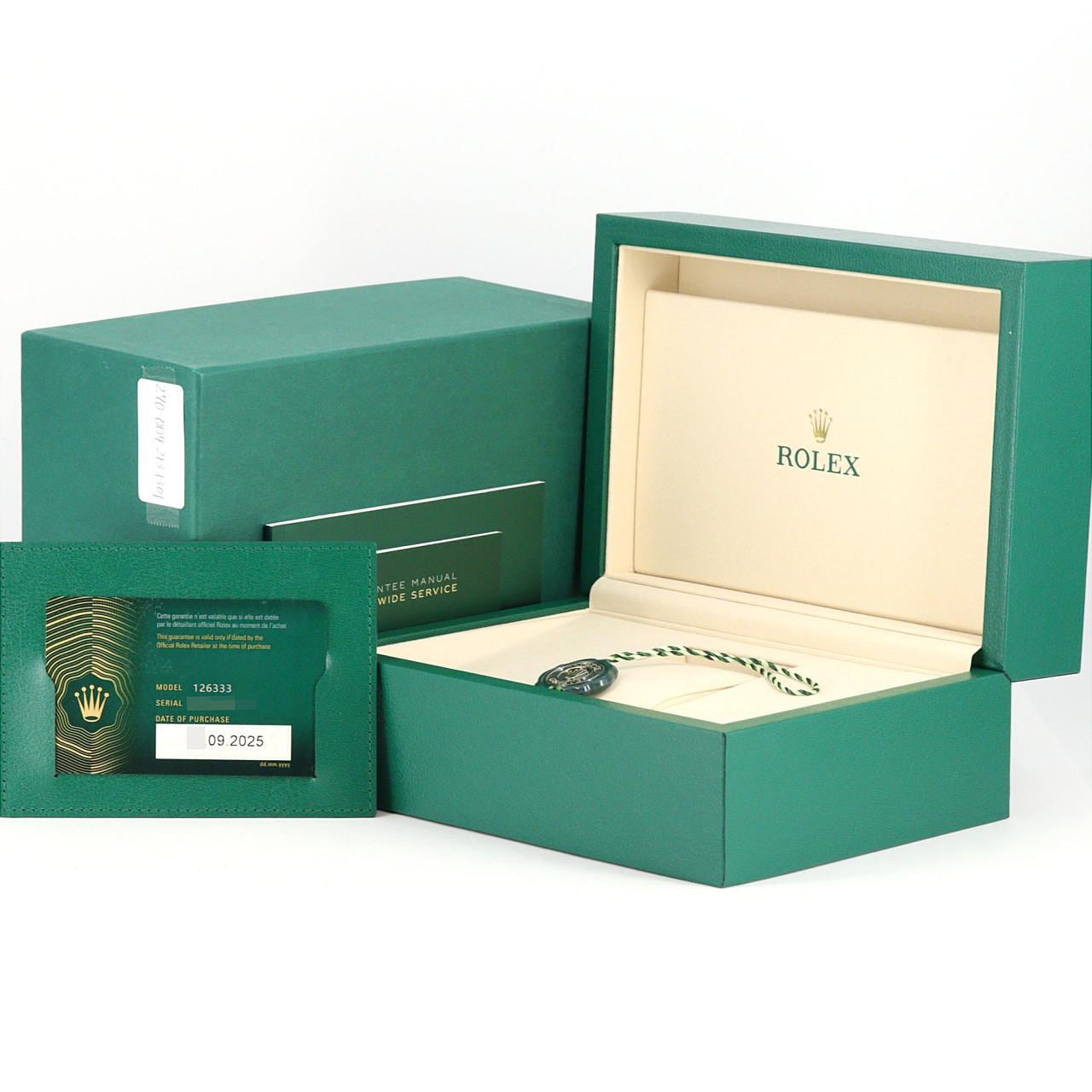 ロレックス デイトジャスト 126333 SSxYG 自動巻 ランダム番