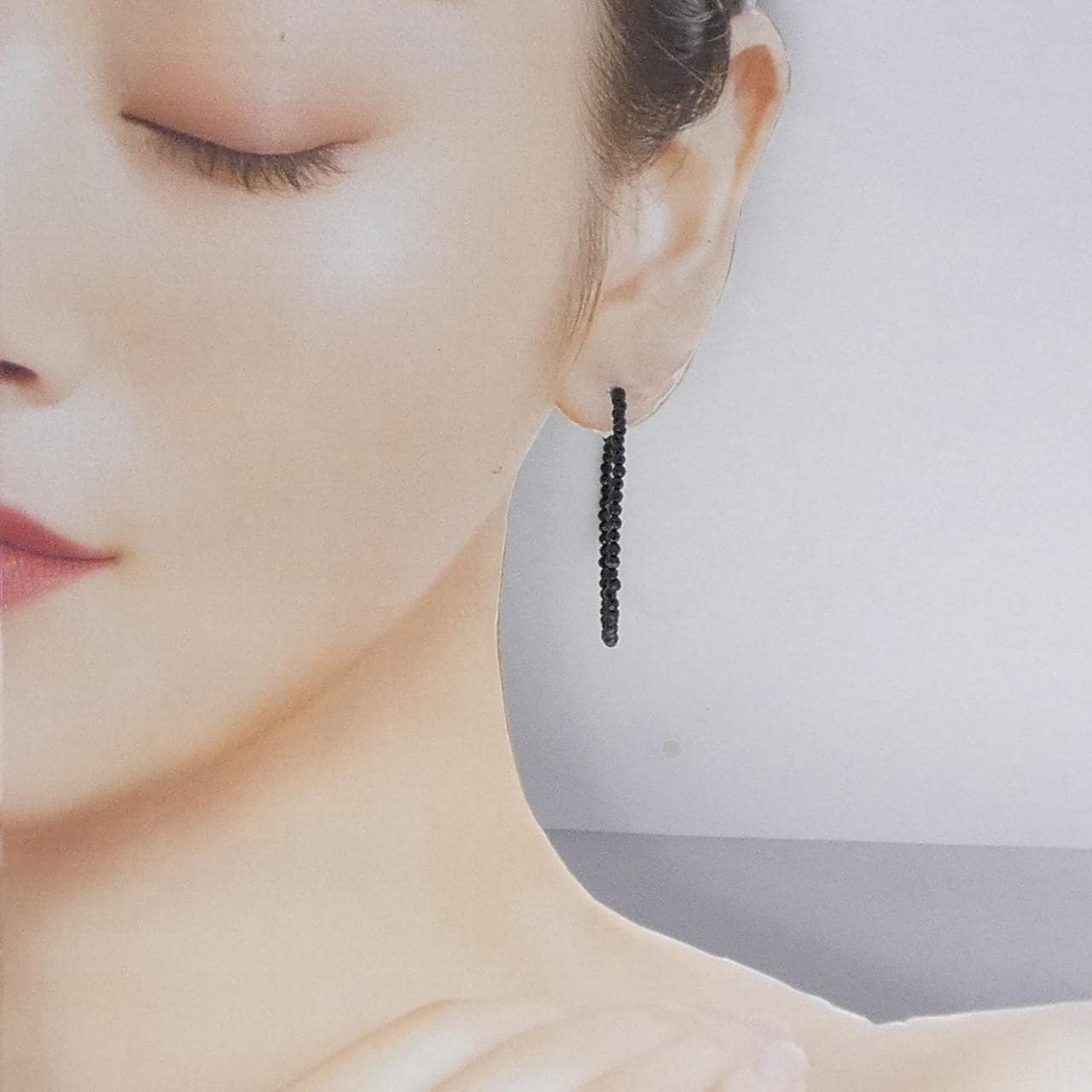 【新品】K10YG スピネル ピアス