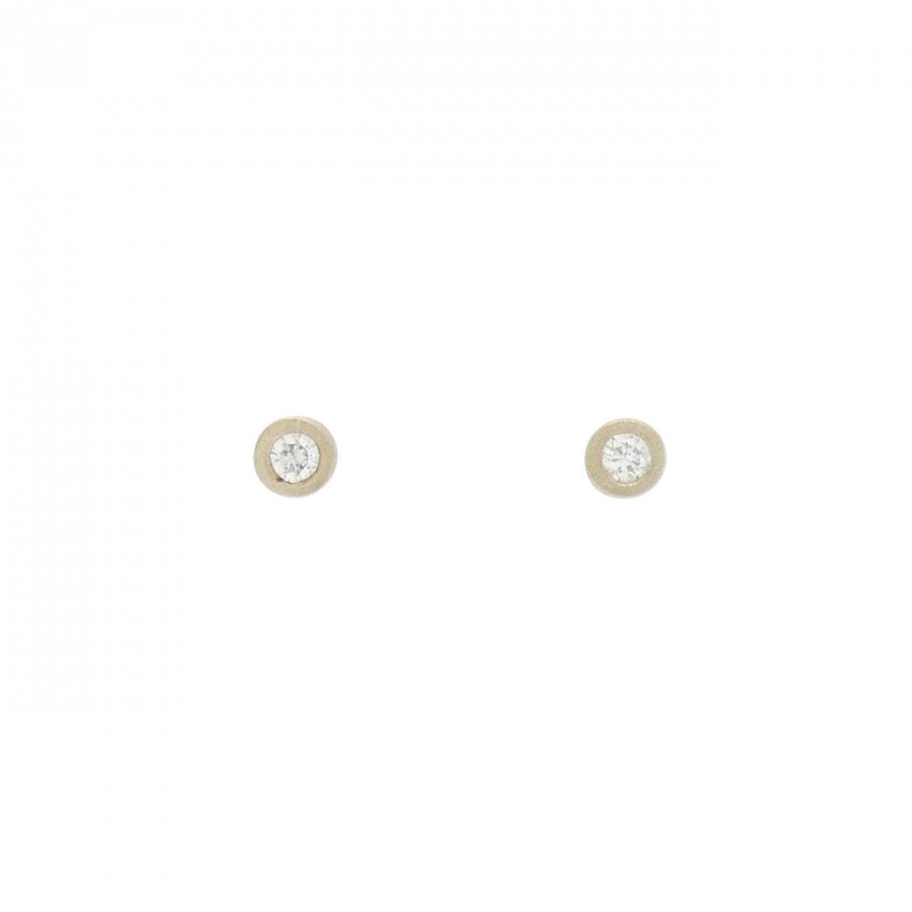 18KWG/K18WG ダイヤモンド ピアス