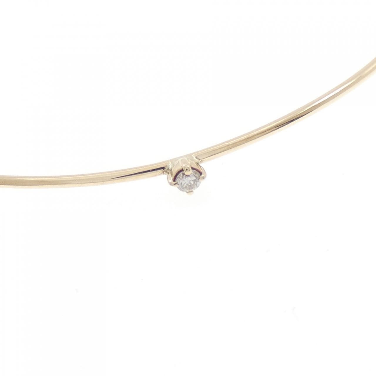 アガット ダイヤモンド バングル 0.02CT