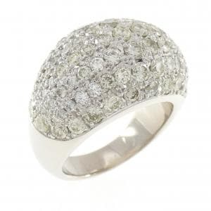 PT900 パヴェ ダイヤモンド リング 5.87CT